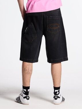 Cold Culture Pocket KO Shorts Black Denim